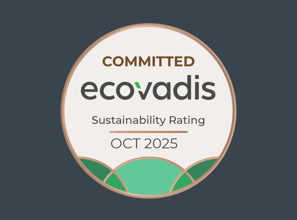 Nachhaltigkeitsrating "Commited" von EcoVadis für die BBL-Unternehmensgruppe im Oktober 2025