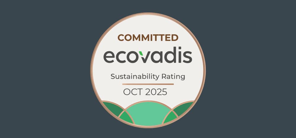 Nachhaltigkeitsrating "Commited" von EcoVadis für die BBL-Unternehmensgruppe im Oktober 2025